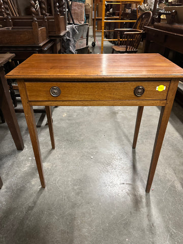 Georgian Mahogany One-Drawer Side Table