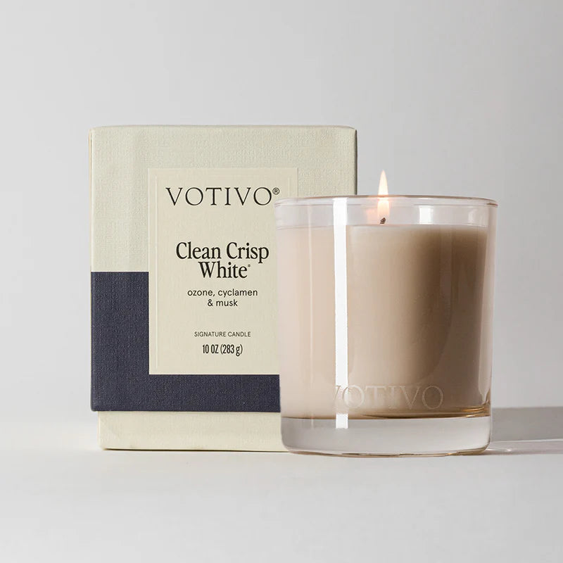 Clean Crisp White 10 oz. Signature Candle