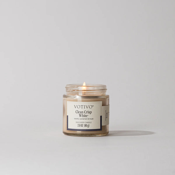 Clean White Crisp Discovery Candle