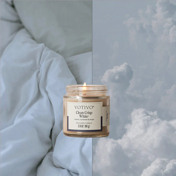 Clean White Crisp Discovery Candle