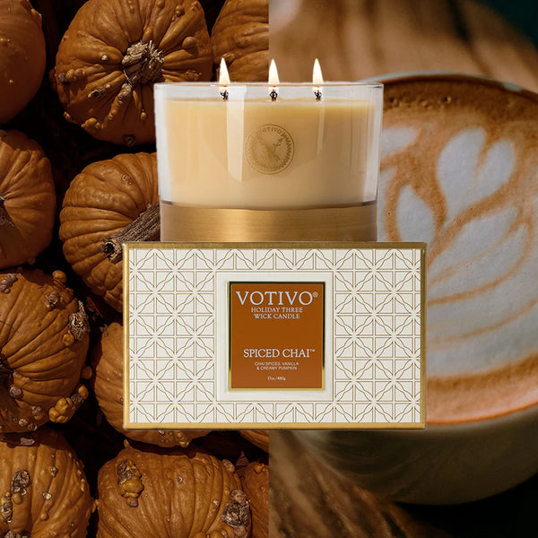 Spiced Chai Holiday 3-Wick