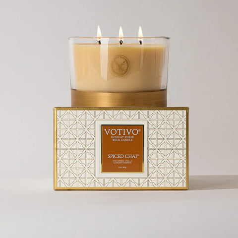 Spiced Chai Holiday 3-Wick