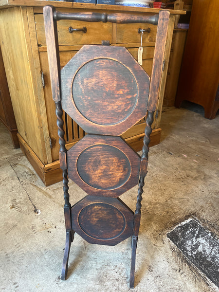 Barley Twist Folding Cake Stand
