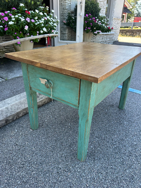 Small Painted Base Coffee Table