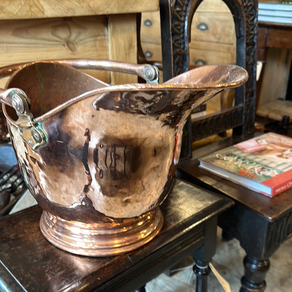 Gorgeous Copper Coal Hod