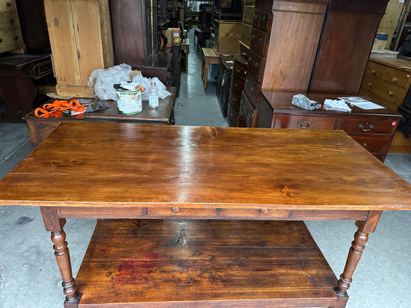 French Pine and Beech Drapers's Table