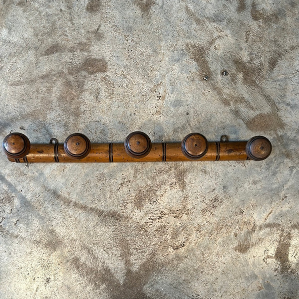 French Faux Bamboo Coat Rack