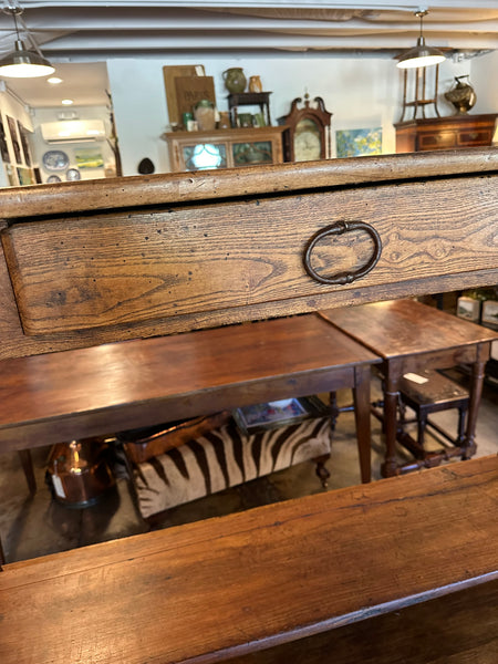 French Fruitwood and Ash Farmhouse Server