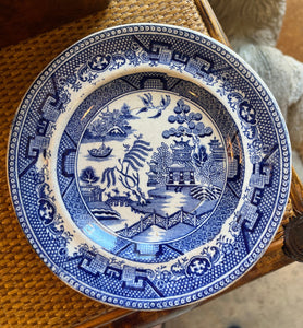 Very Small Blue Willow Plate