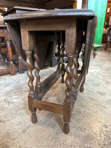 Very Small Barley Twist Gateleg Table