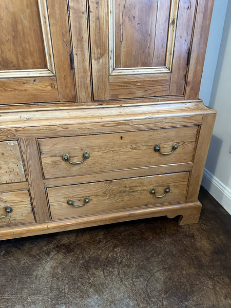 English Pine Housekeeper's Cupboard