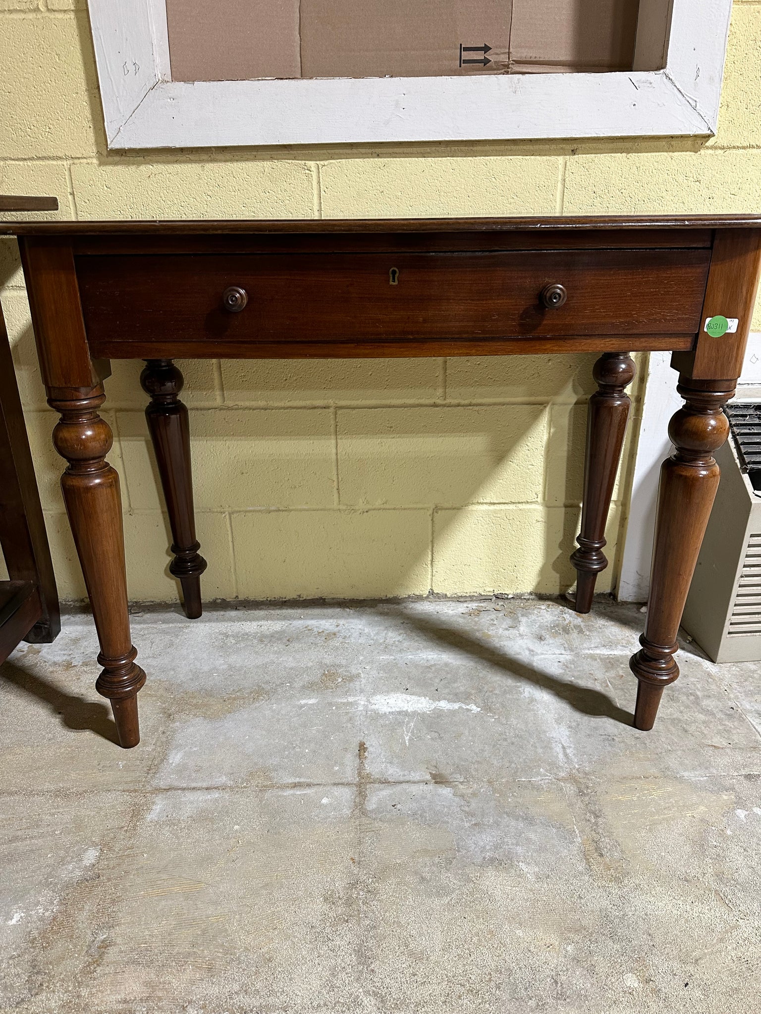 Victorian Mahogany One-Drawer Side Table