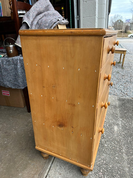 Large Victorian Pine Chest