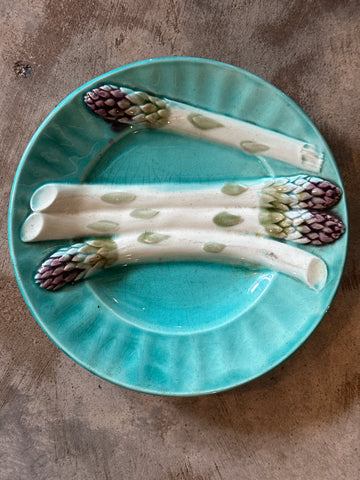 Asparagus Plate, Turquoise