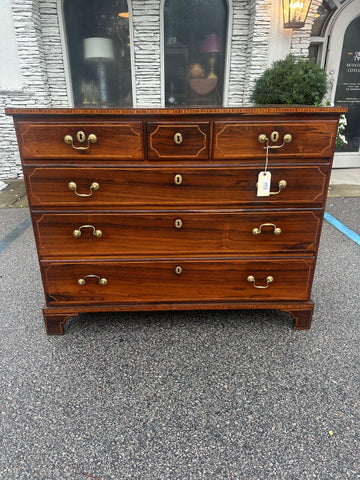 Rosewood Chest of Drawers with Outstanding Inlay Details