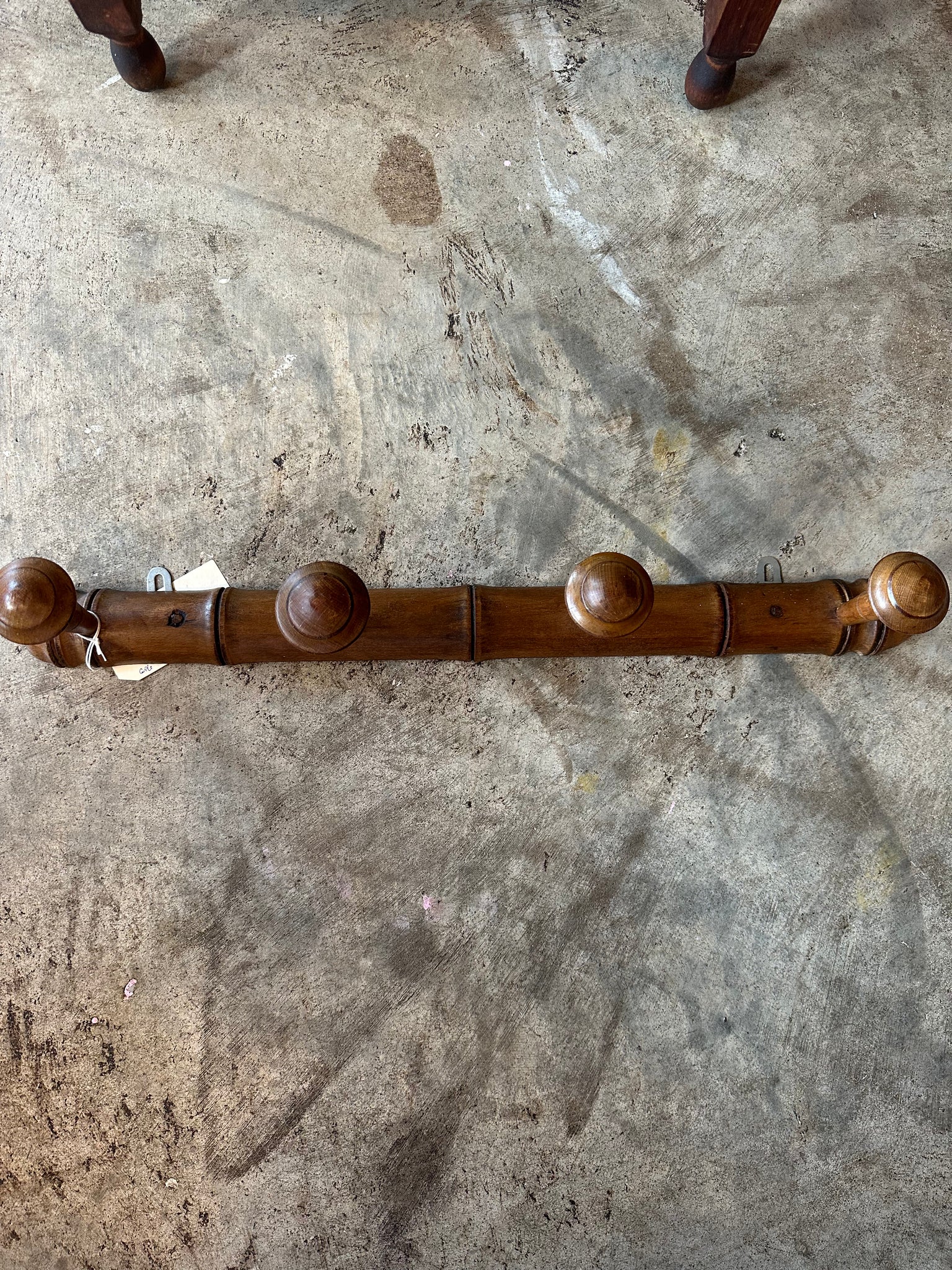 French Faux Bamboo Coat Rack