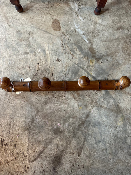 French Faux Bamboo Coat Rack