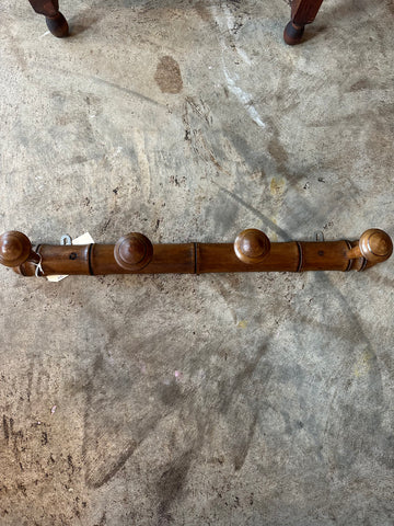 French Faux Bamboo Coat Rack