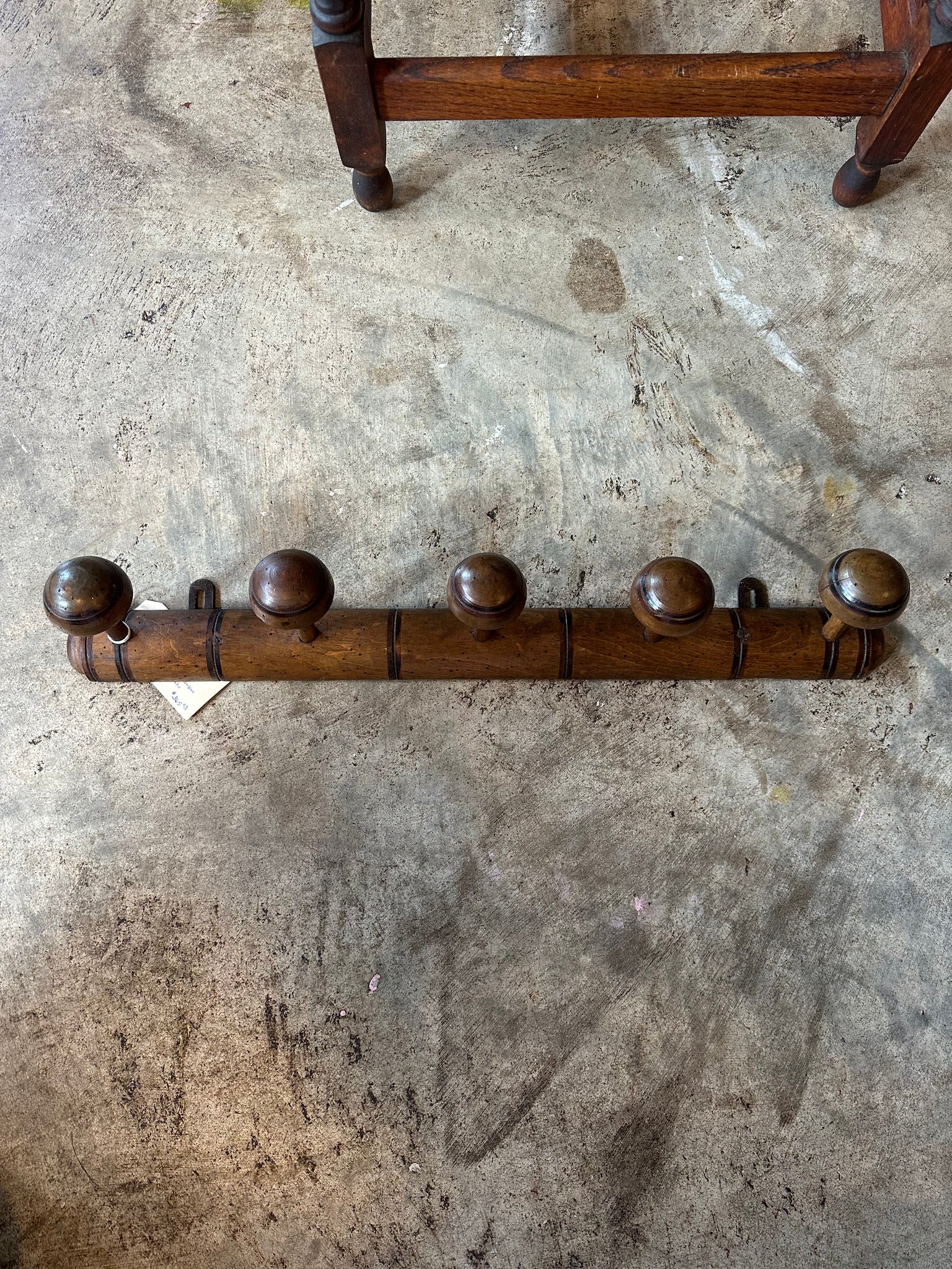 French Faux Bamboo Coat Rack
