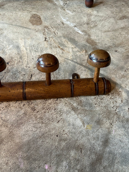 French Faux Bamboo Coat Rack