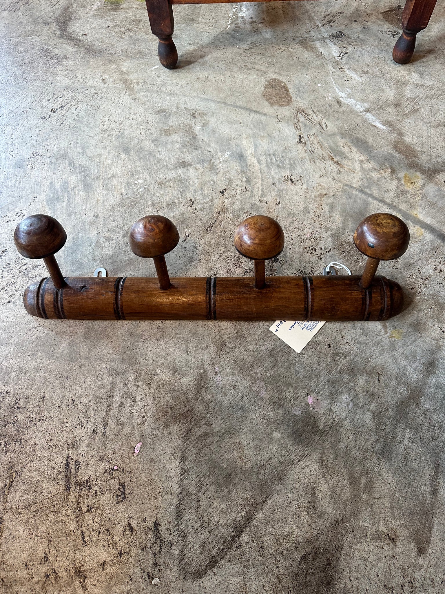 French Faux Bamboo Coat Rack