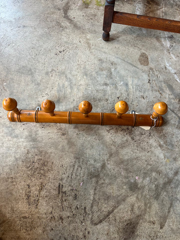 French Faux Bamboo Coat Rack