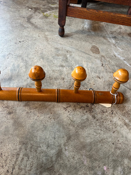 French Faux Bamboo Coat Rack