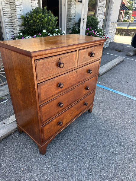 Georgian Oak Chest with Crossbanding