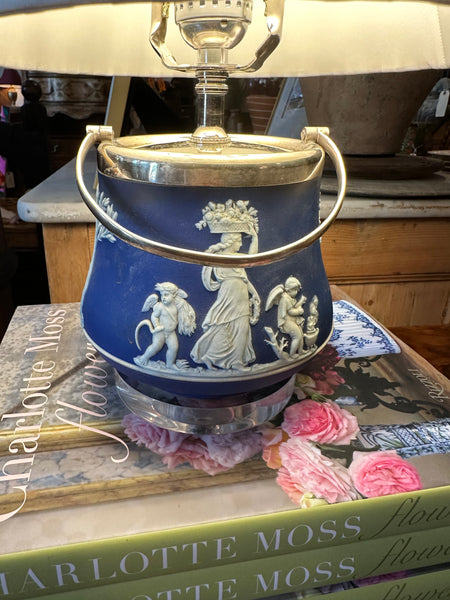 Wedgewood Biscuit Barrel Lamp