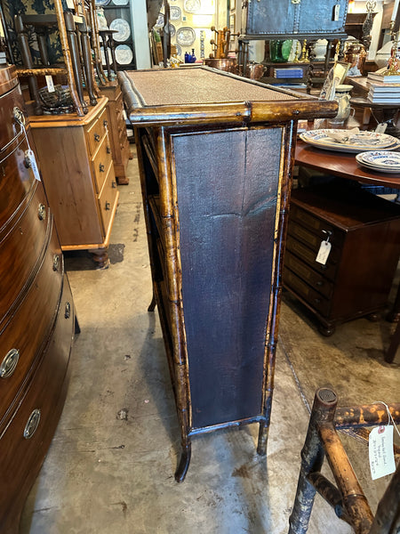 English Bamboo Bookcase