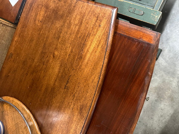 English Mahogany Bow Front Chest