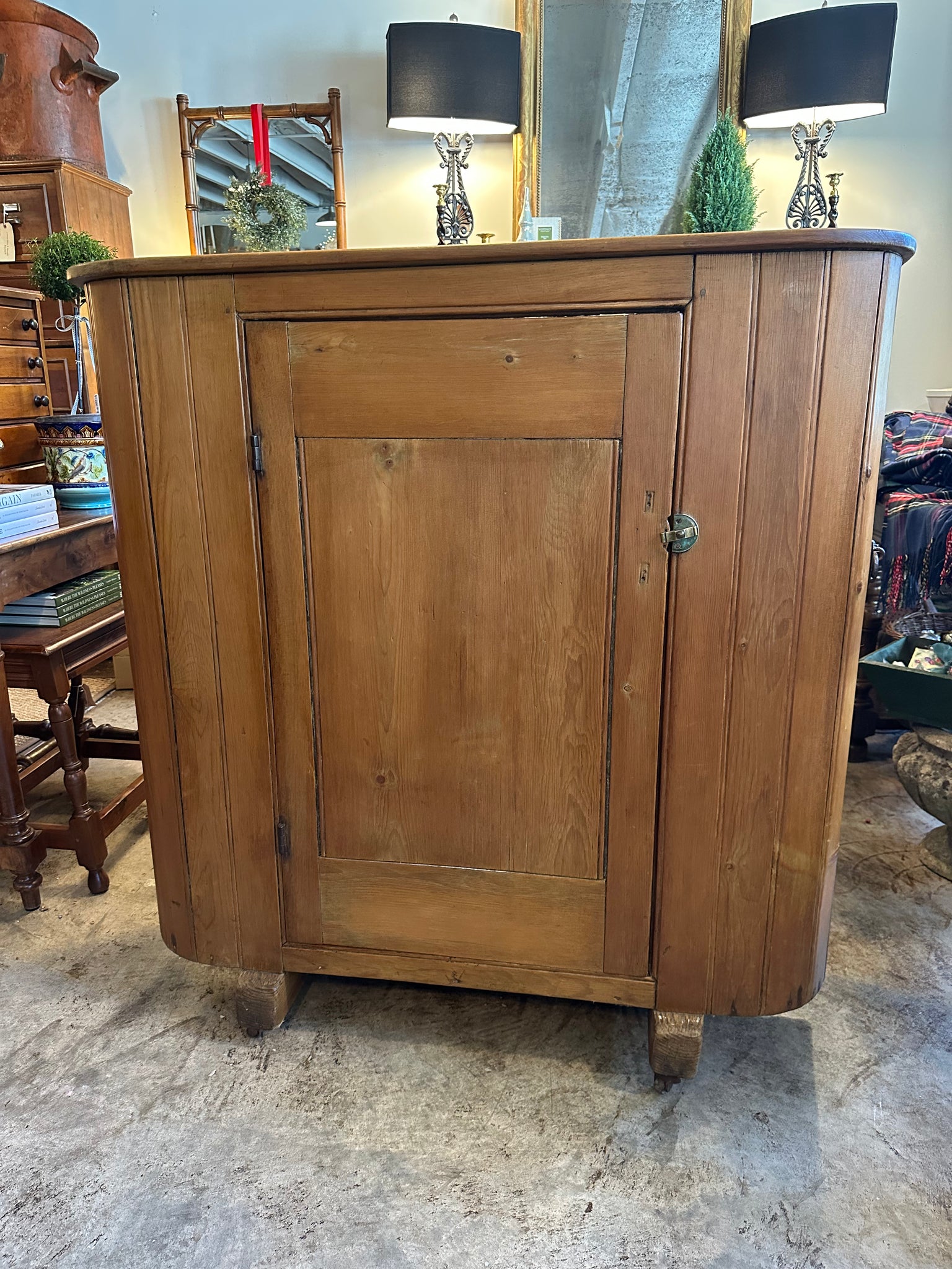 Victorian Pine Huffer Cupboard