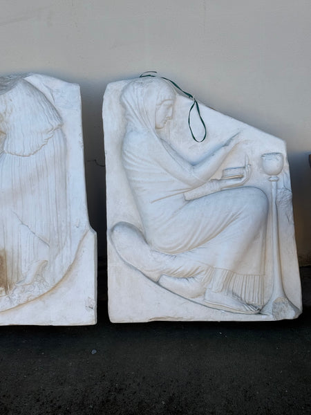 Rare Plaster Panels Made from Greek Originals