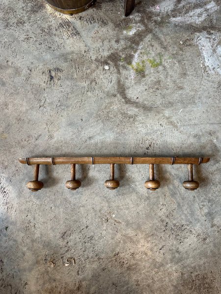 French Faux Bamboo Coat Rack