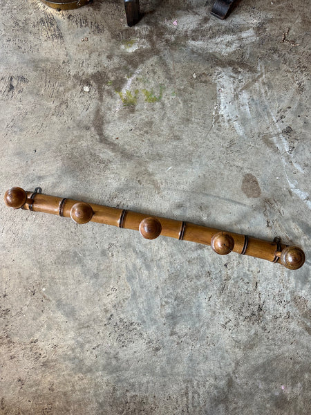 French Faux Bamboo Coat Rack