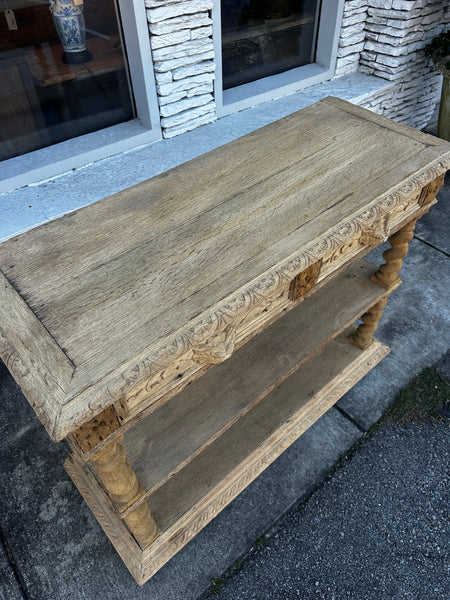 Bleached Oak Server