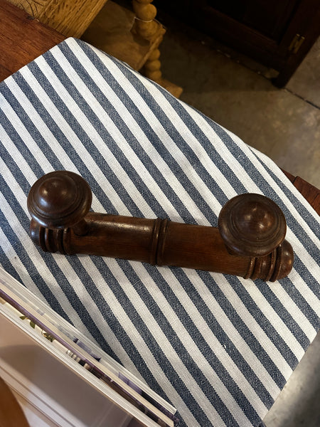 French Faux Bamboo Coat Rack, 2-Hooks