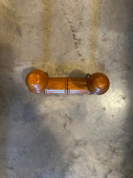 French Faux Bamboo Coat Rack, 2-Hooks