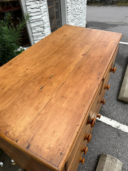 English Pine Attic Chest