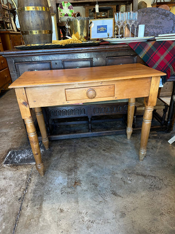 Narrow Pine Side Table