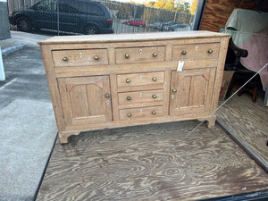 Bleached Oak Dresser Base