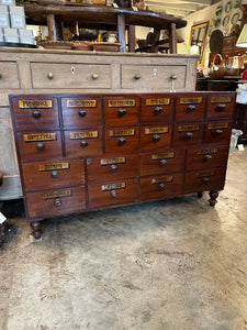 Bank of Seed Drawers