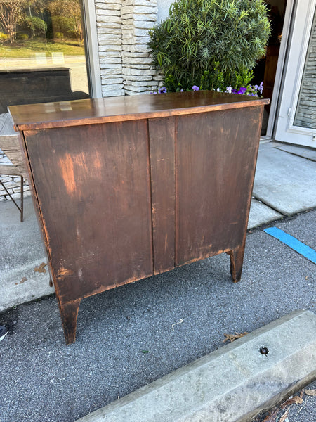 Mahogany Bow Front Chest