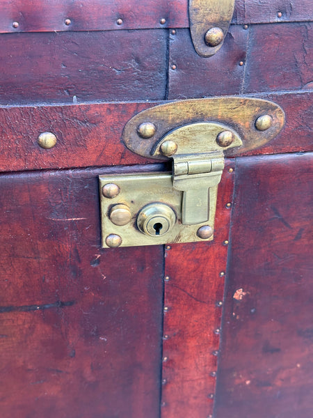 Leather Trunk on Stand, England