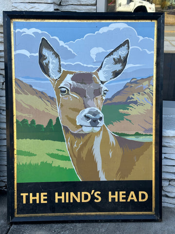 "The Hind's Head" Pub Sign