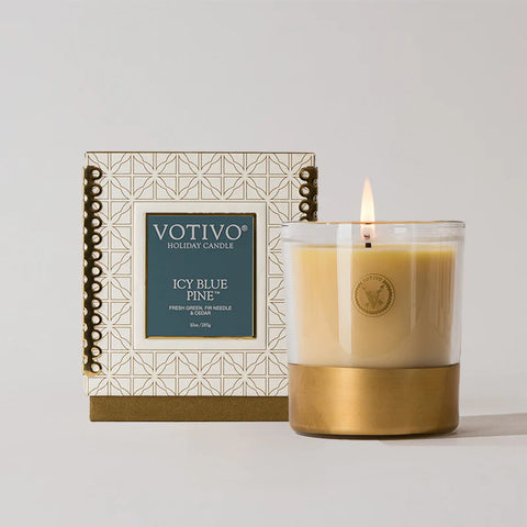 Icy Blue Pine Candle
