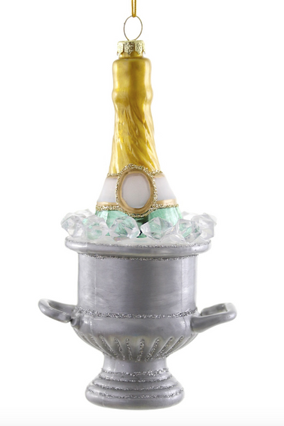 Champagne On Ice Ornament