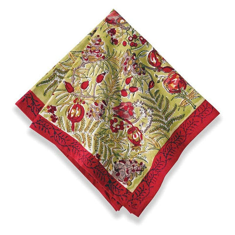 Winter Garden Red/Green Napkins - Set of 6