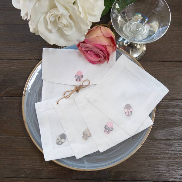 Easter Egg Cocktail Napkins, Set of 4