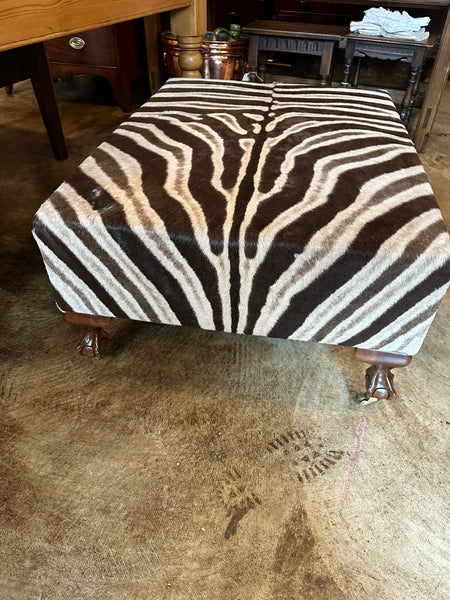 Zebra Ottoman